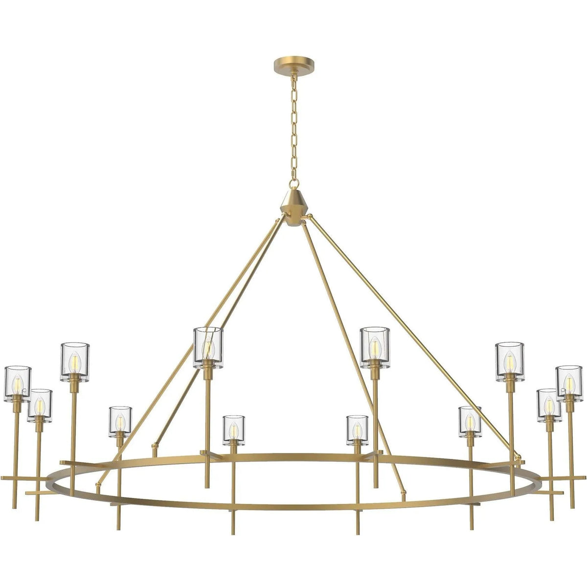 Alora Lighting - Salita Chandelier - CH314308PNCC | Montreal Lighting & Hardware