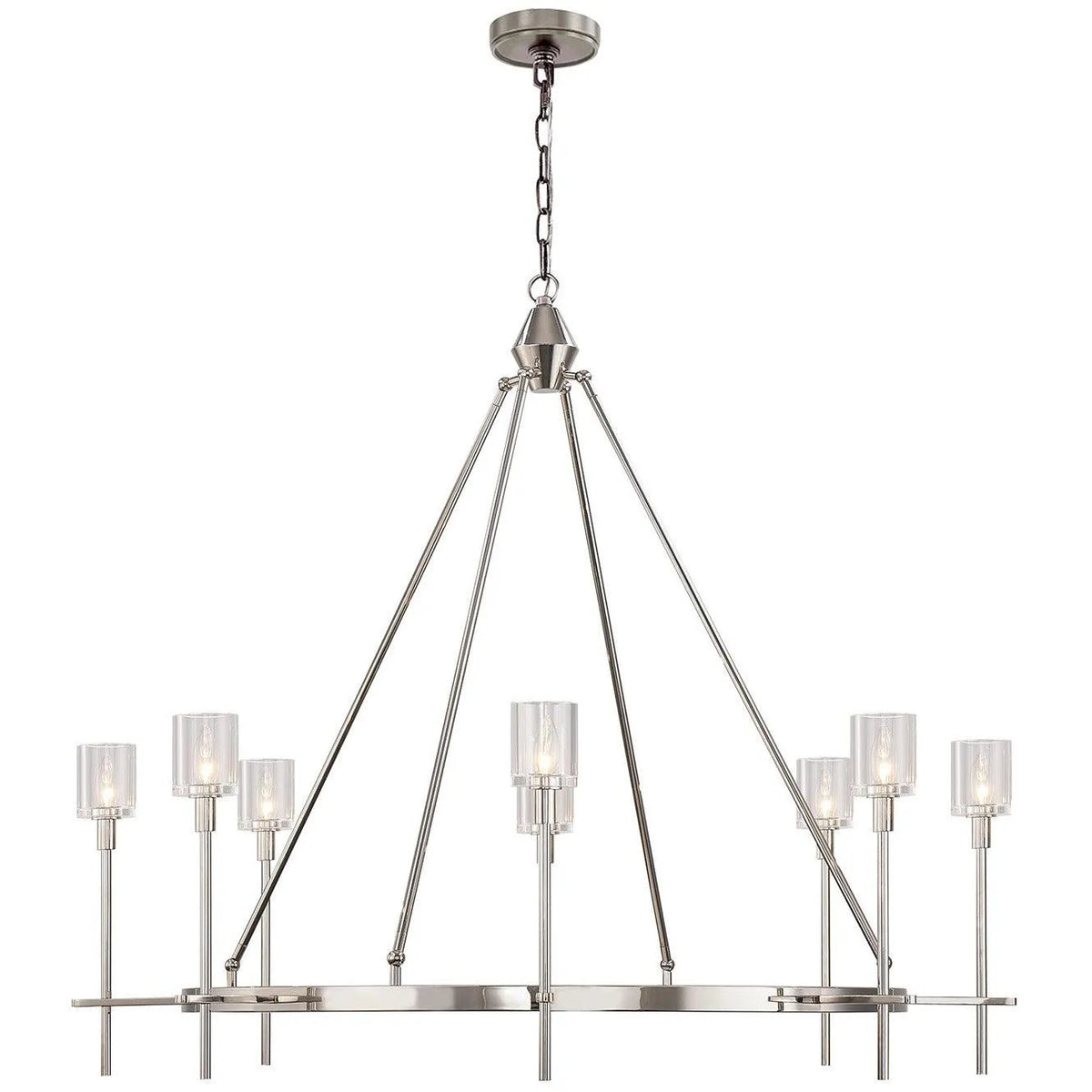 Alora Lighting - Salita Chandelier - CH314308PNCC | Montreal Lighting & Hardware