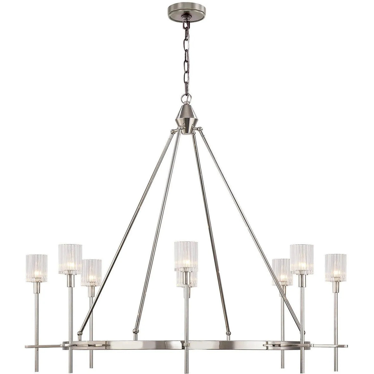 Alora Lighting - Salita Chandelier - CH314308PNRC | Montreal Lighting & Hardware