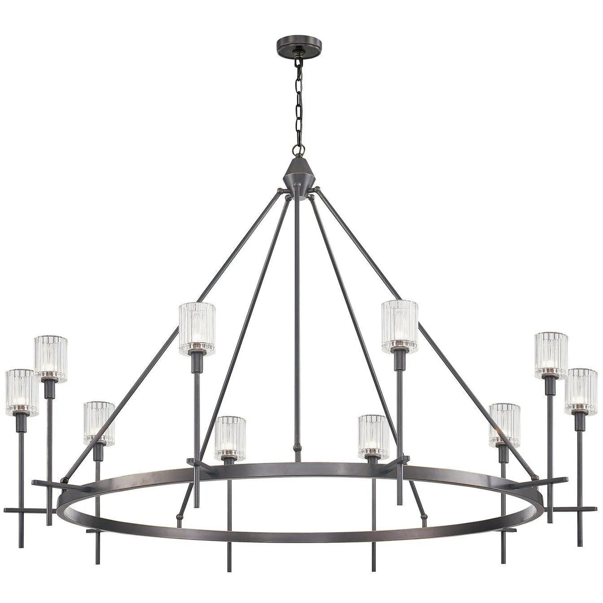 Alora Lighting - Salita Chandelier - CH314310UBRC | Montreal Lighting & Hardware