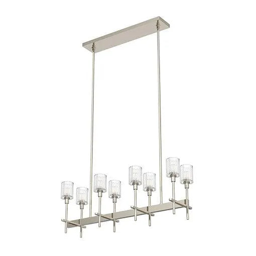 Alora Lighting - Salita Single Bar Linear Suspension - LP314308PNRC | Montreal Lighting & Hardware