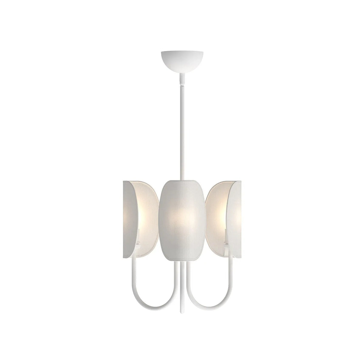 Alora Lighting - Seno Chandelier - CH450715WHCW | Montreal Lighting & Hardware