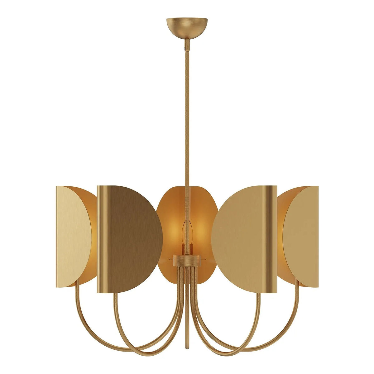 Alora Lighting - Seno Chandelier - CH450732AG | Montreal Lighting & Hardware