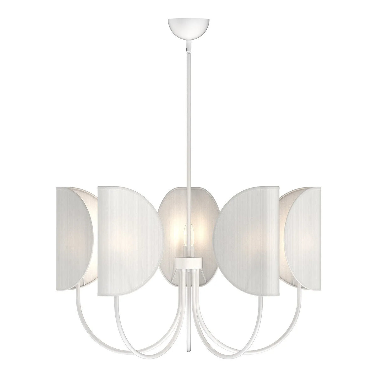 Alora Lighting - Seno Chandelier - CH450732WHCW | Montreal Lighting & Hardware