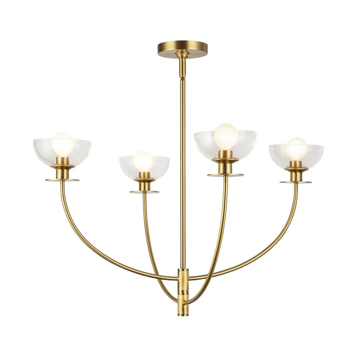 Alora Lighting - Sylvia Chandelier - CH515226BGCL | Montreal Lighting & Hardware