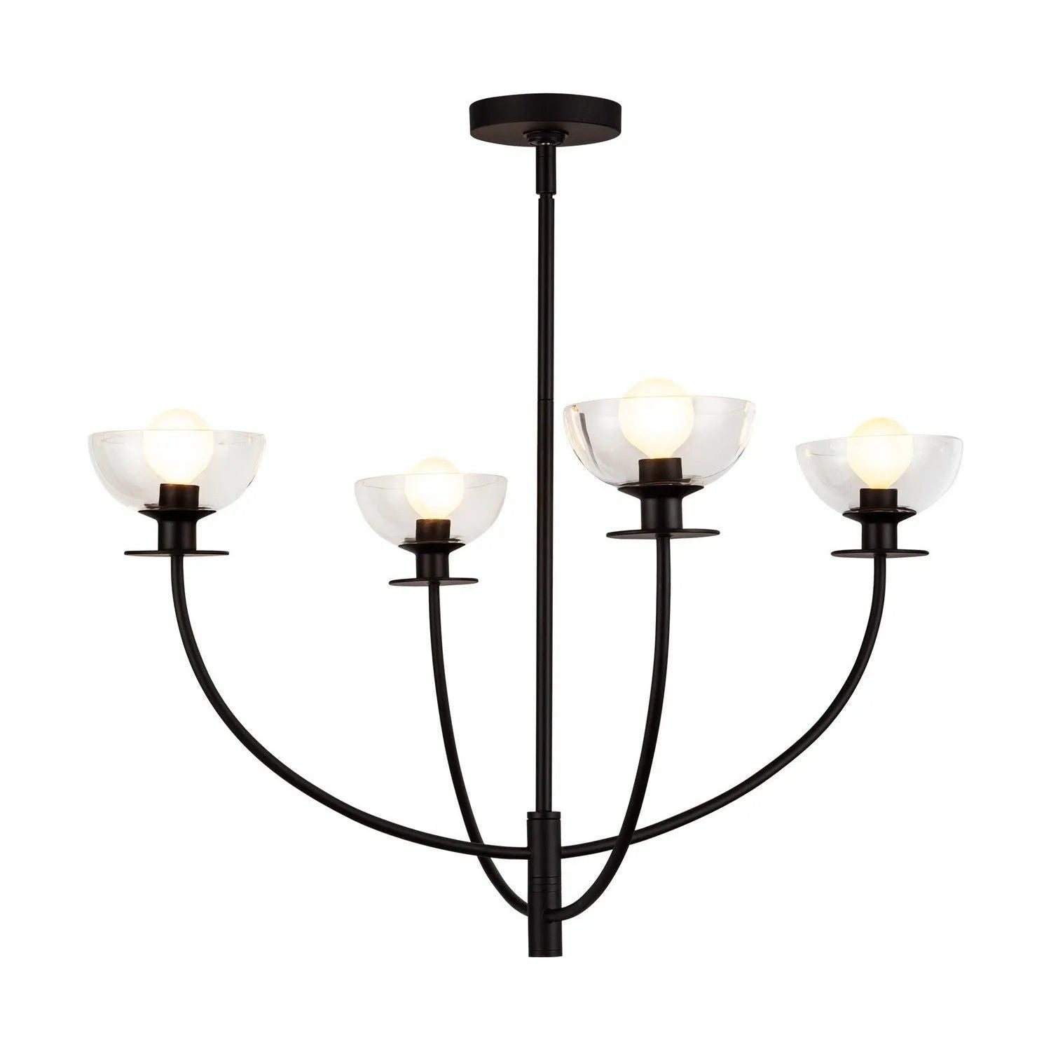 Alora Lighting - Sylvia Chandelier - CH515226MBCL | Montreal Lighting & Hardware