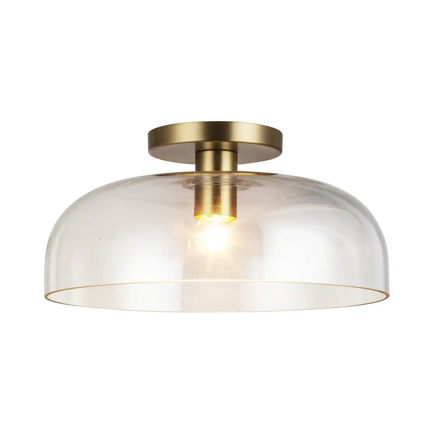 Alora Lighting - Sylvia Semi-Flush Mount - SF515712BGCL | Montreal Lighting & Hardware