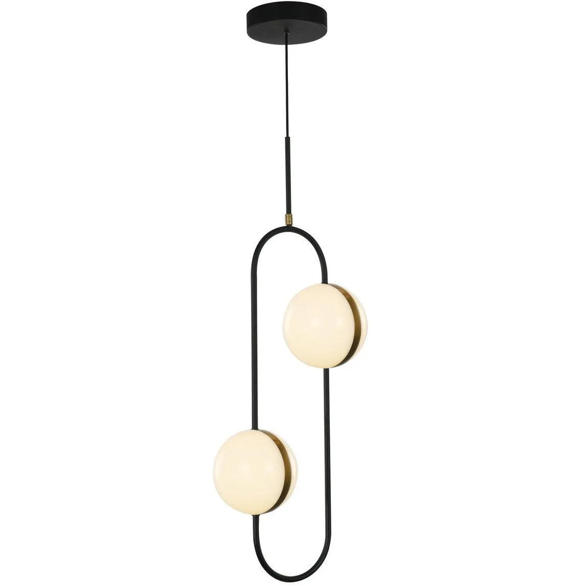 Alora Lighting - Tagliato LED Pendant - PD302002MBBG | Montreal Lighting & Hardware