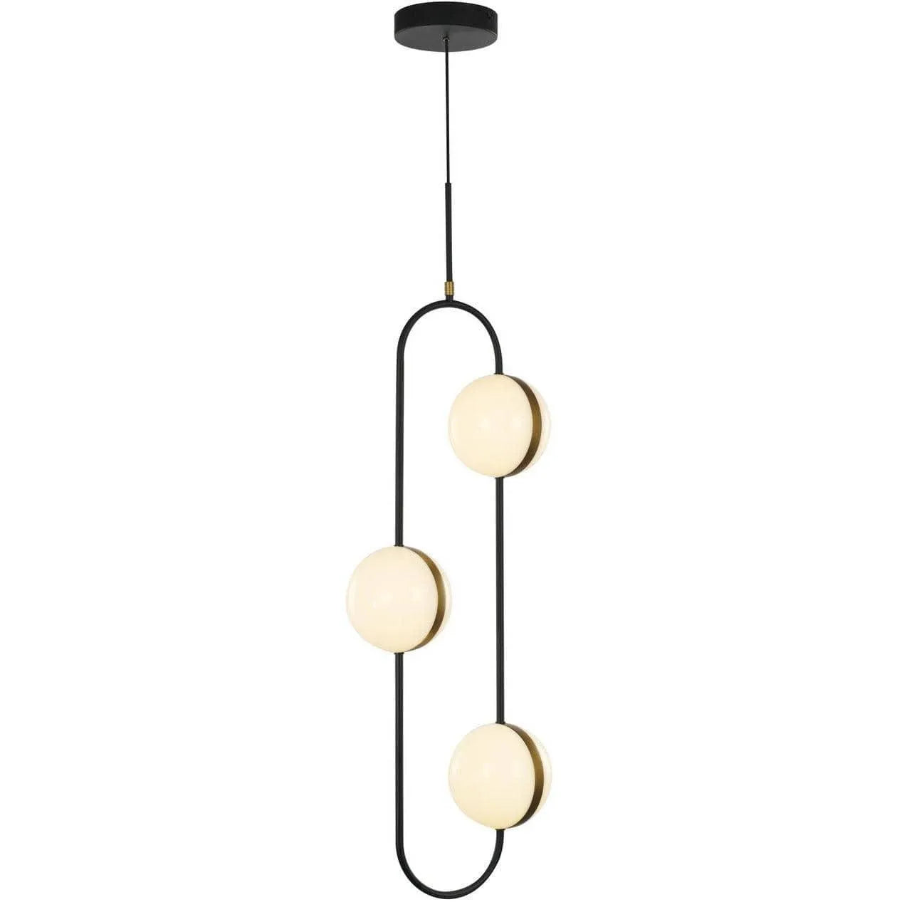 Alora Lighting - Tagliato LED Pendant - PD302003MBBG | Montreal Lighting & Hardware