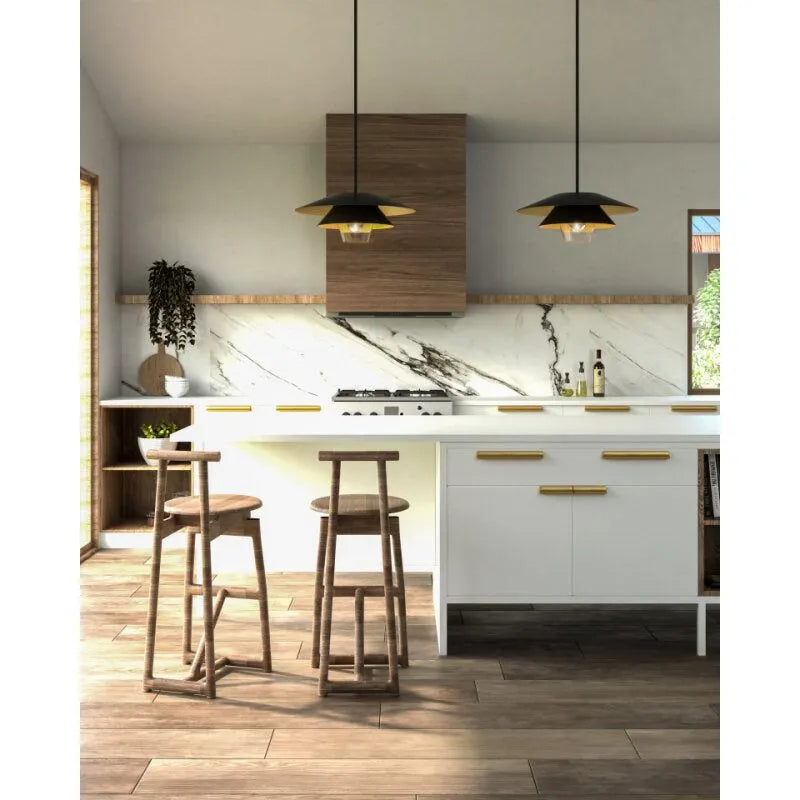 Alora Lighting - Tetsu Pendant - PD475113BGCL | Montreal Lighting & Hardware