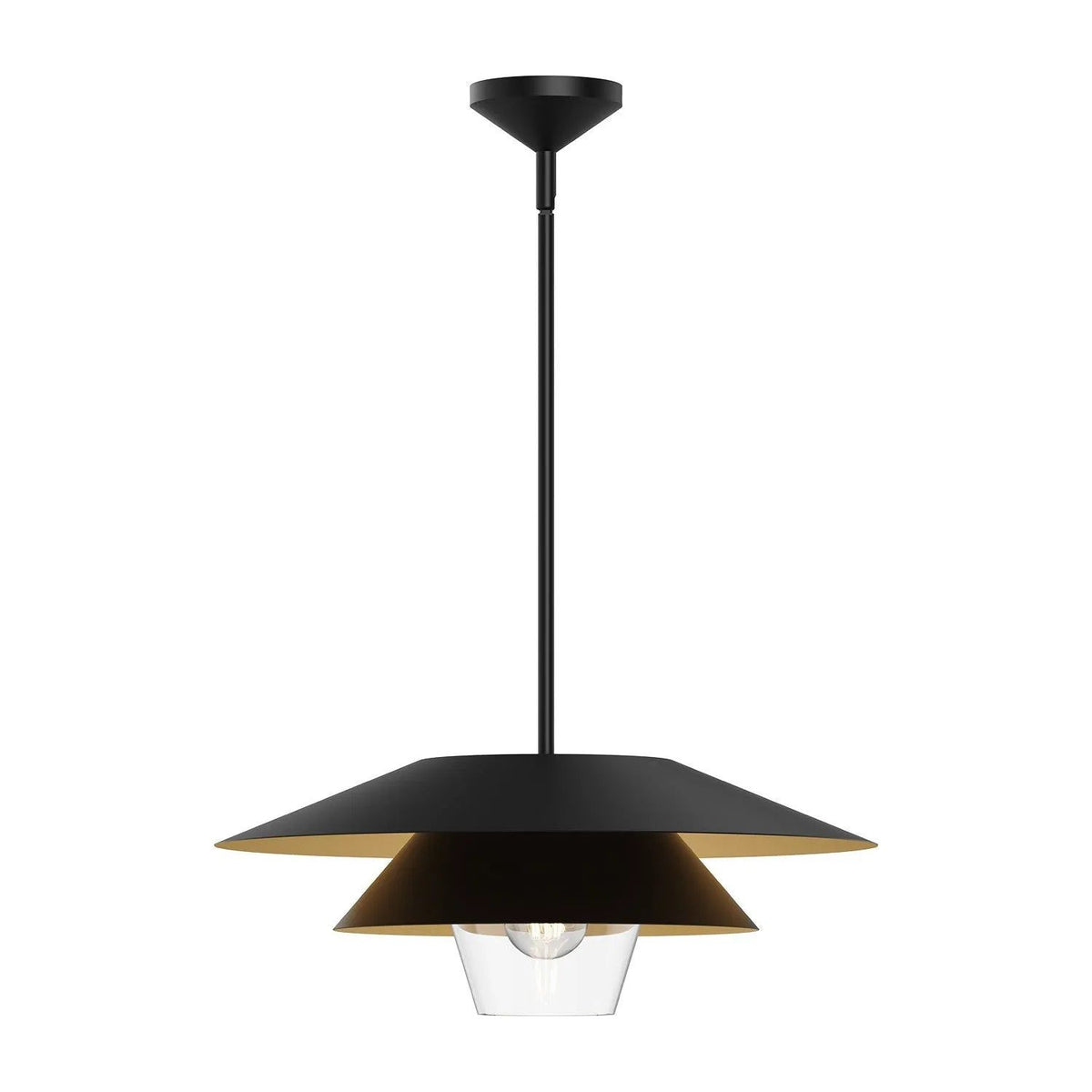 Alora Lighting - Tetsu Pendant - PD475120MBCL | Montreal Lighting & Hardware