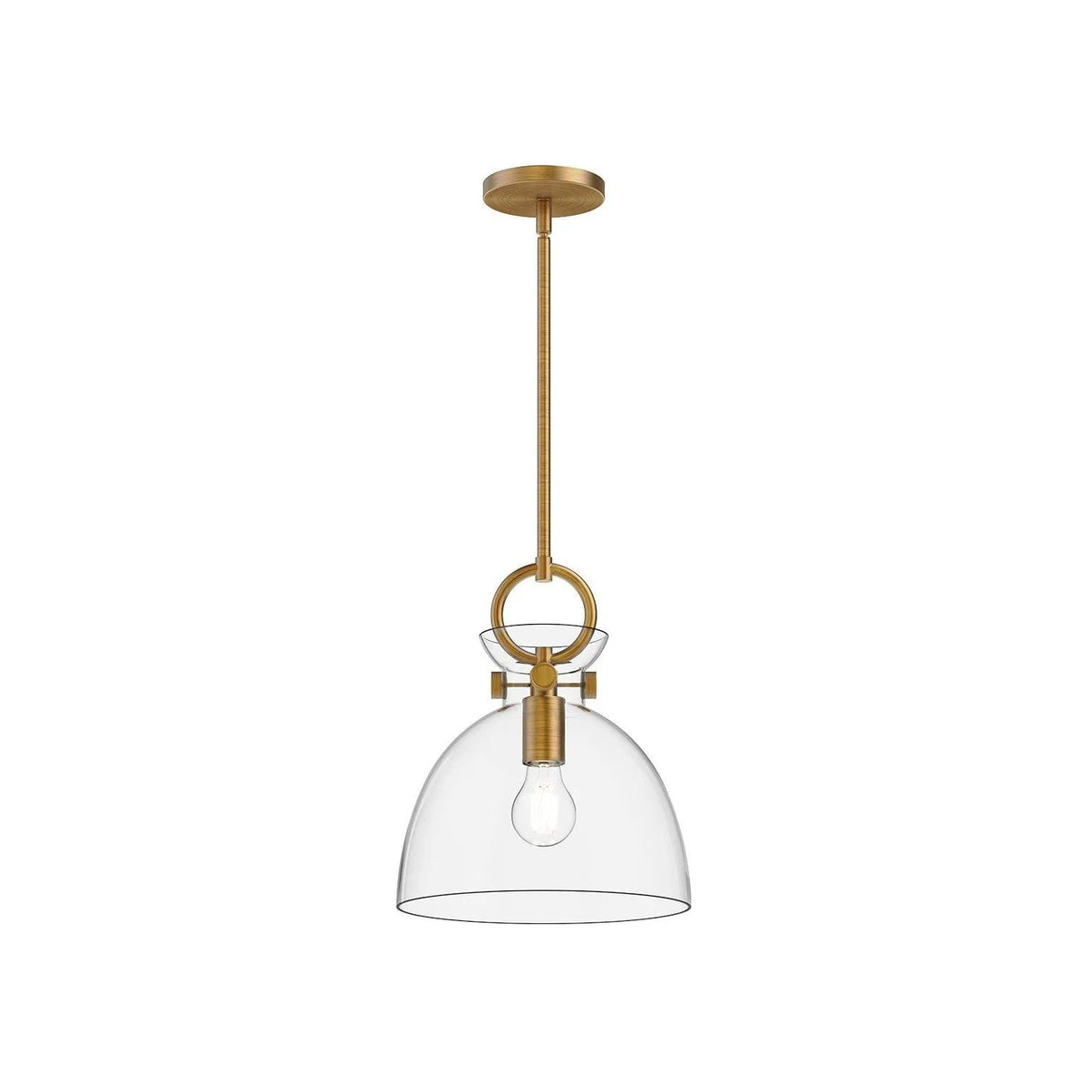 Alora Lighting - Waldo Mini-Pendant - PD411811AGCL | Montreal Lighting & Hardware