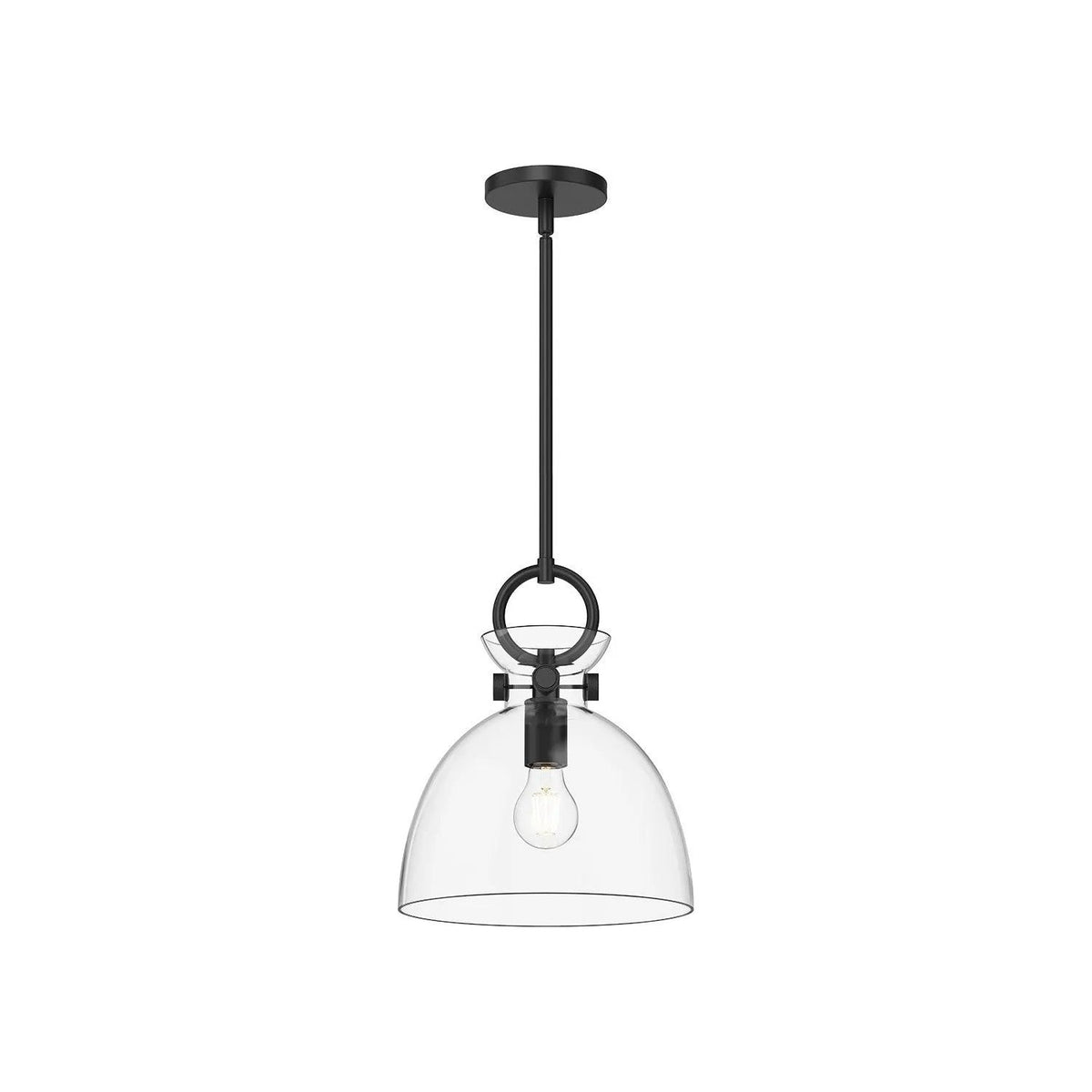 Alora Lighting - Waldo Mini-Pendant - PD411811MBCL | Montreal Lighting & Hardware