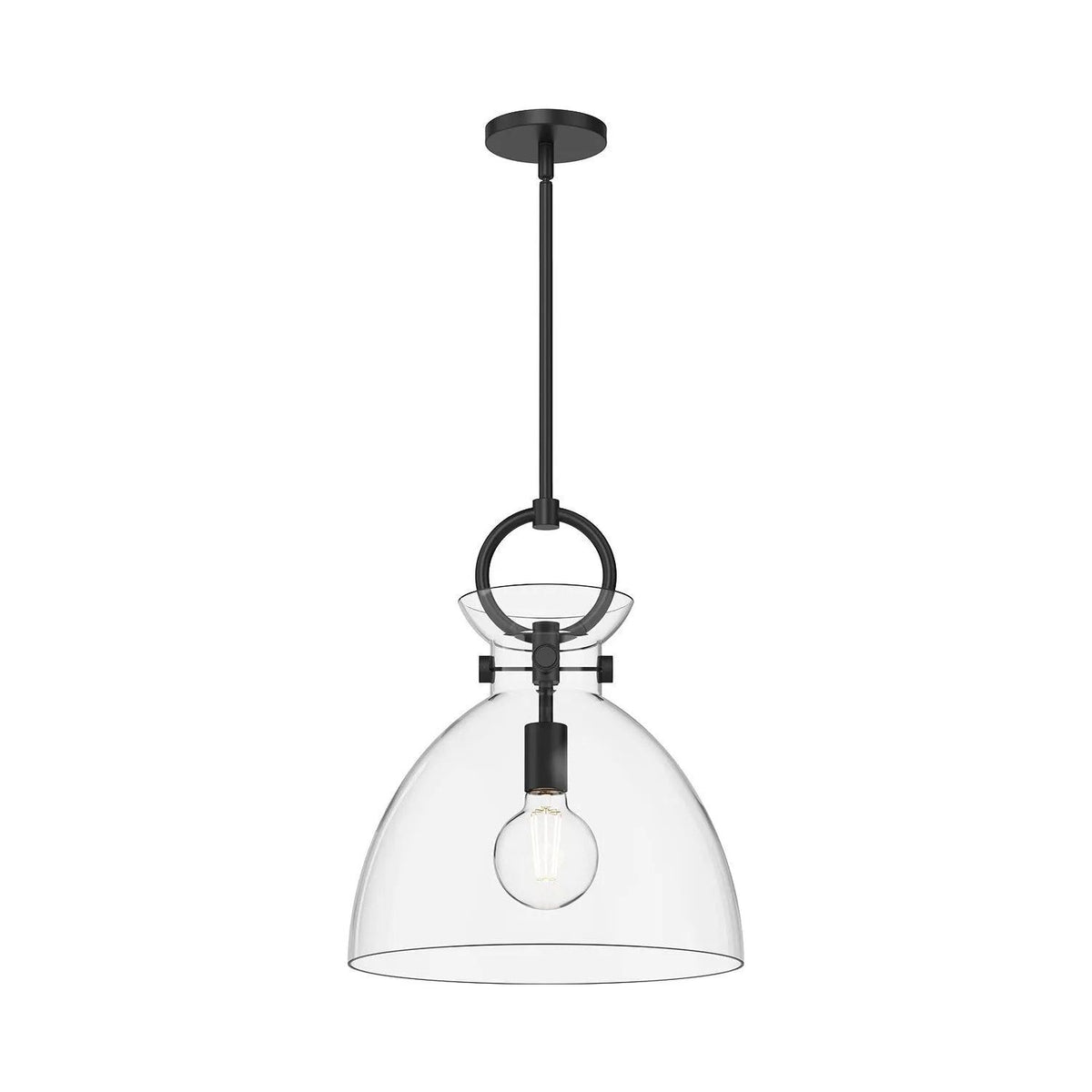 Alora Lighting - Waldo Pendant - PD411814MBCL | Montreal Lighting & Hardware