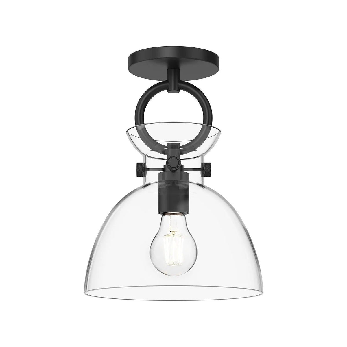 Alora Lighting - Waldo Semi-Flush Mount - SF411809MBCL | Montreal Lighting & Hardware