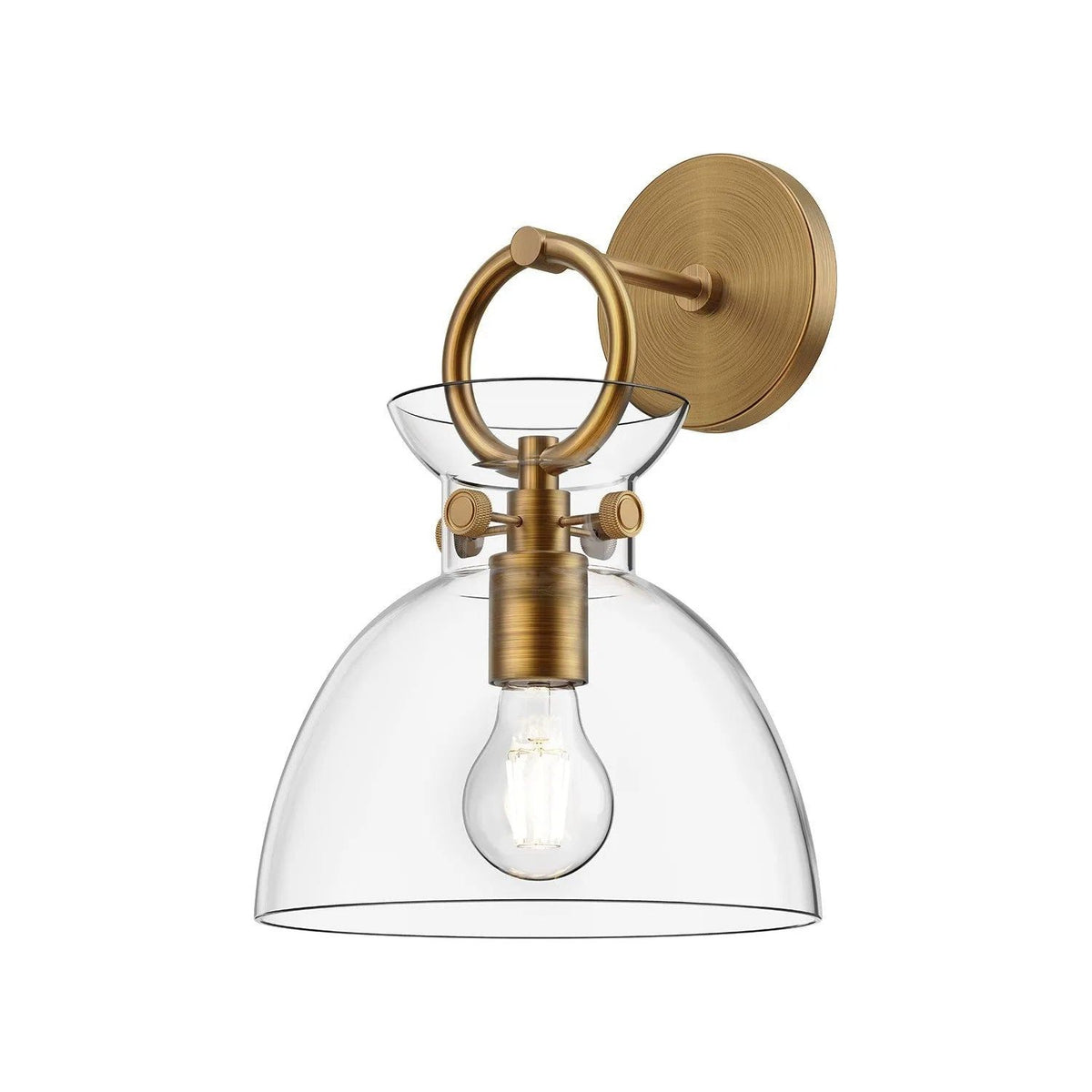 Alora Lighting - Waldo Wall Sconce - WV411809AGCL | Montreal Lighting & Hardware