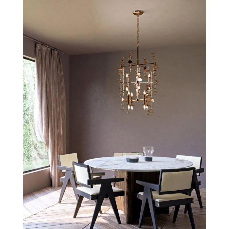 Alora Lighting - Yukari Chandelier - CH340041MW | Montreal Lighting & Hardware