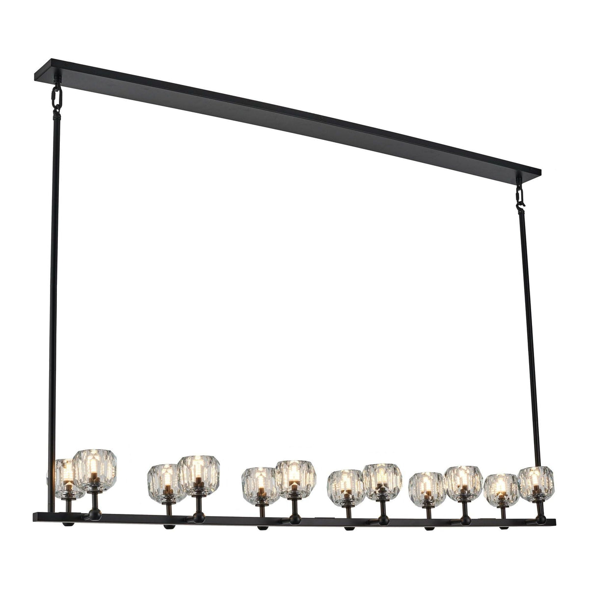 Aluce - 3612L Linear Suspension - 3612L BK | Montreal Lighting & Hardware