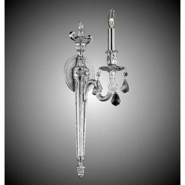 American Brass & Crystal - Brass and Crystal Wall Sconce WS2111 - WS2111-A-08G-ST | Montreal Lighting & Hardware