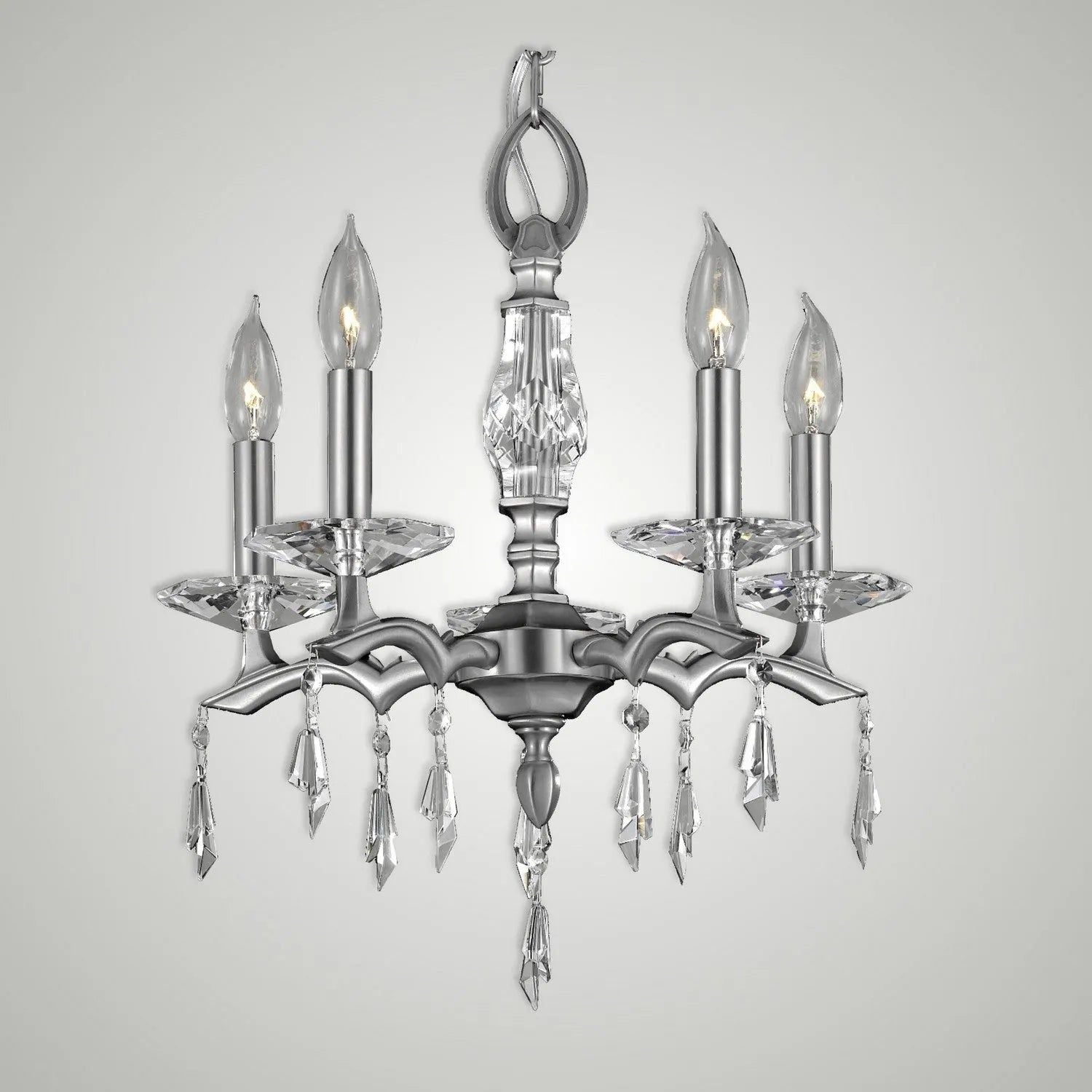 American Brass & Crystal - Kaya Brass and Crystal Chandelier - CH5502-G-37G-ST | Montreal Lighting & Hardware