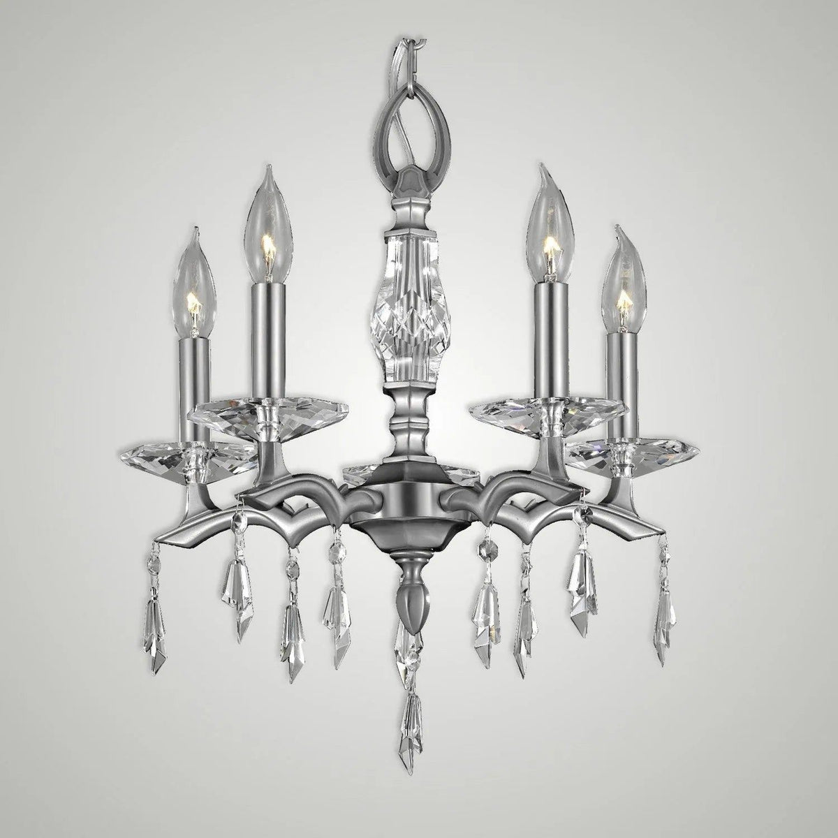 American Brass & Crystal - Kaya Brass and Crystal Chandelier - CH5502-G-37G-ST | Montreal Lighting & Hardware