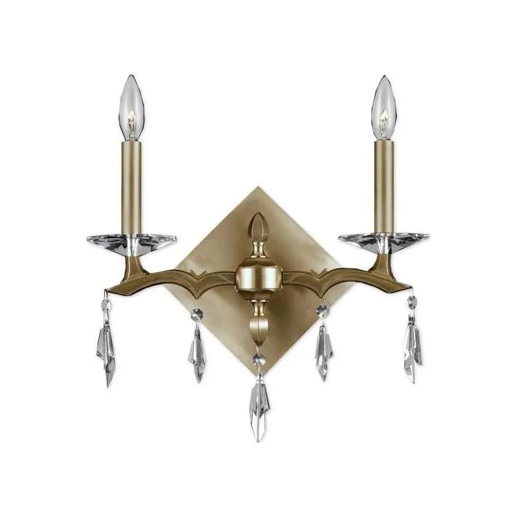 American Brass & Crystal - Kaya Brass and Crystal Wall Sconce - WS5512-G-36G-ST | Montreal Lighting & Hardware