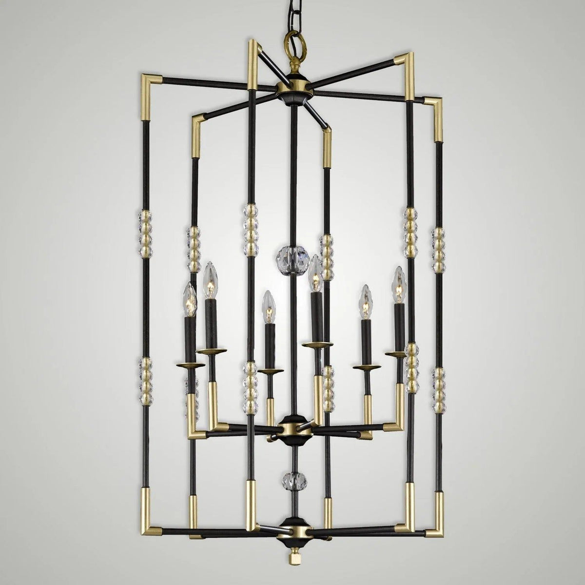 American Brass & Crystal - Magro Brass and Crystal Chandelier - CH3502-37G-38G-ST | Montreal Lighting & Hardware