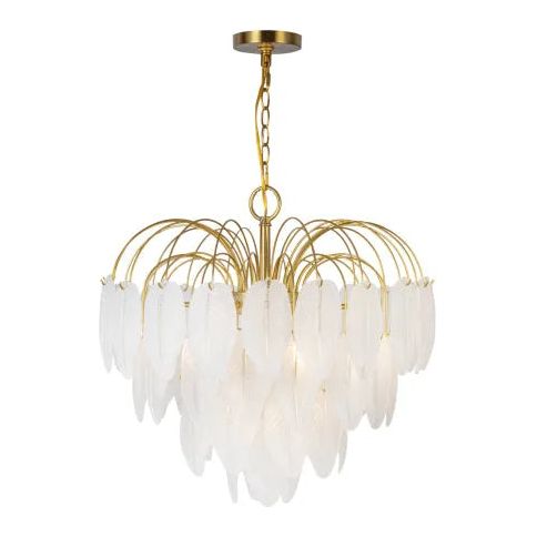 Artcraft Lighting - Alessia Chandelier - AC11781BR | Montreal Lighting & Hardware