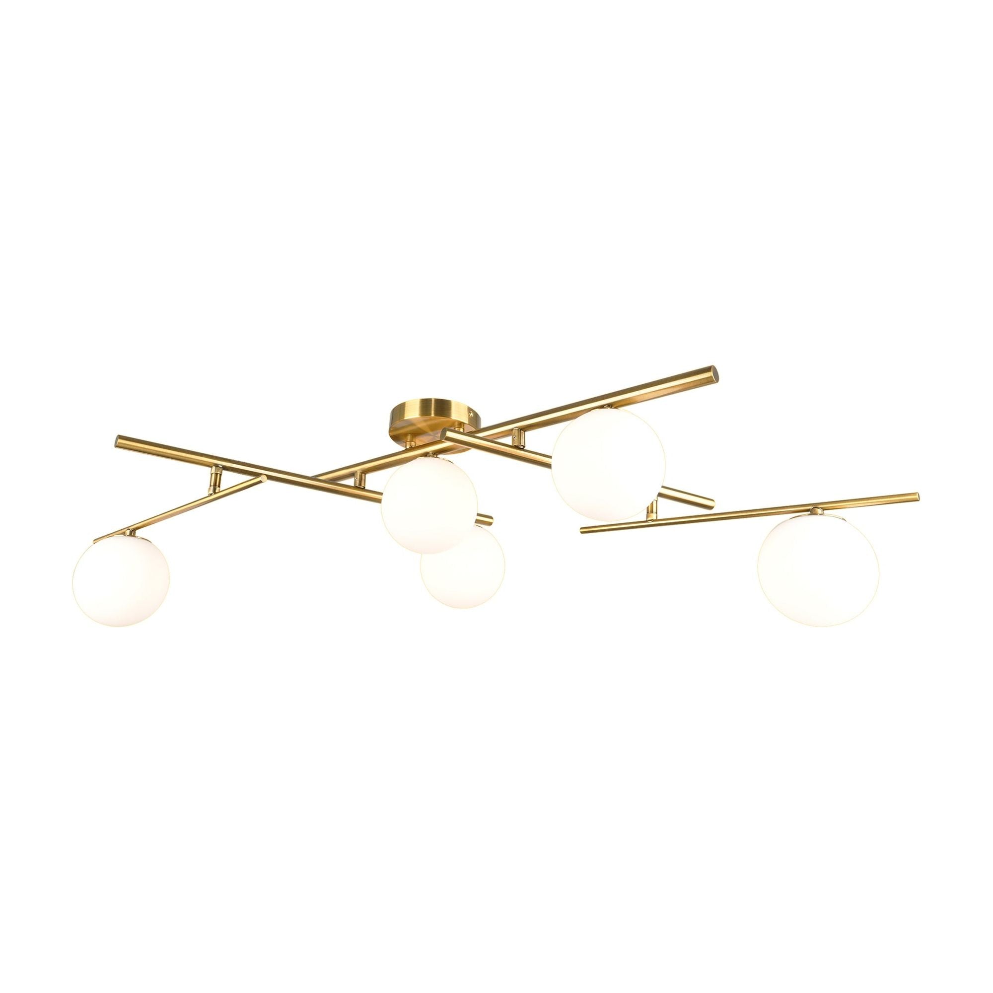 Artcraft Lighting - Modena Semi-Flush Mount - AC11975BR | Montreal Lighting & Hardware