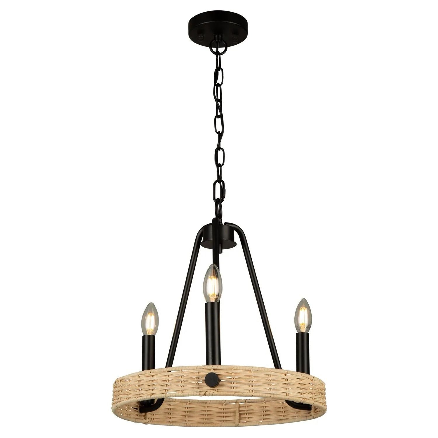 Artcraft Lighting - Perris Chandelier - AC11713BK | Montreal Lighting & Hardware