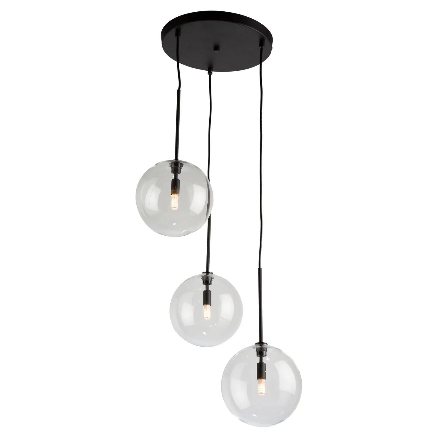 Artcraft Lighting - Pinpoint Multi Pendant - SC13193BK | Montreal Lighting & Hardware