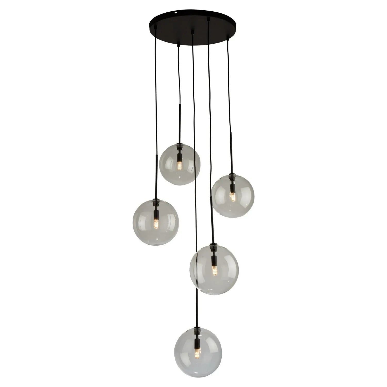 Artcraft Lighting - Pinpoint Multi Pendant - SC13195BK | Montreal Lighting & Hardware