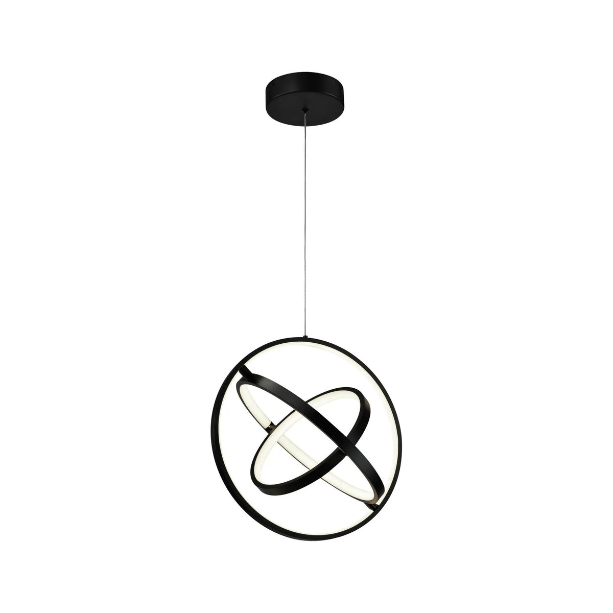 Artcraft Lighting - Sienna Round LED Pendant - AC6691BK | Montreal Lighting & Hardware