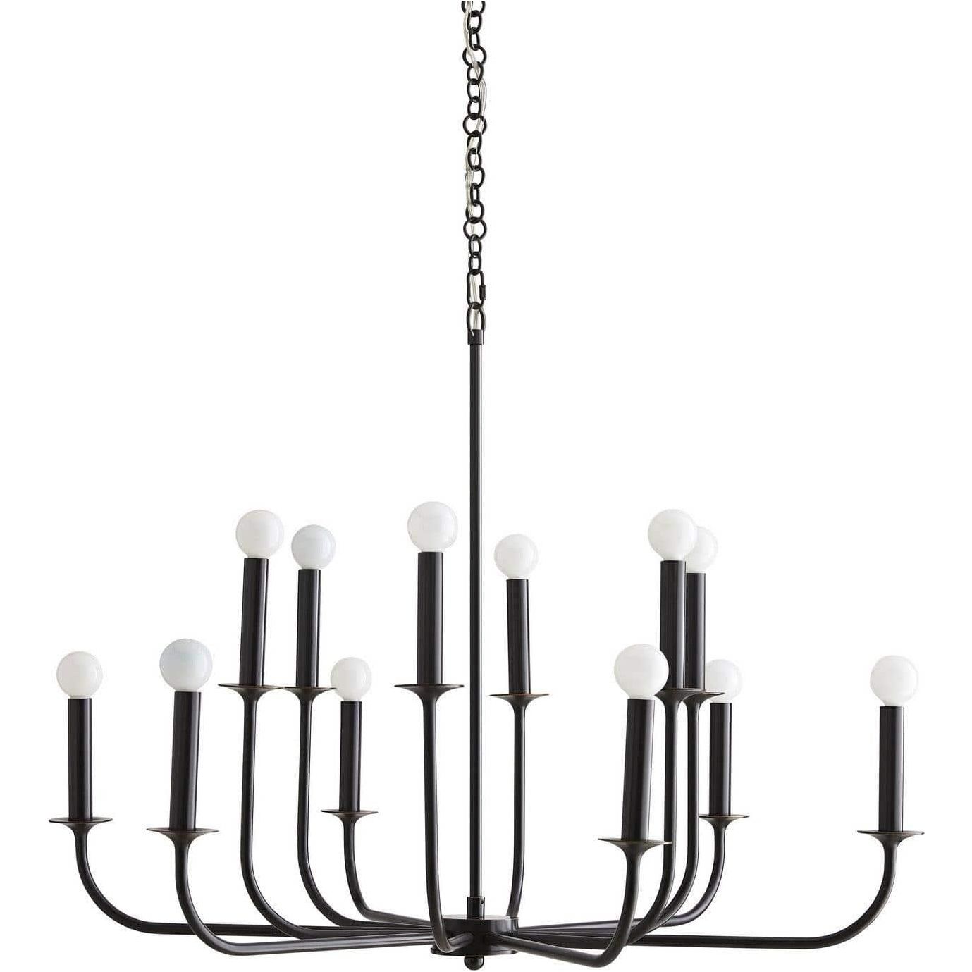 Arteriors Breck Small Chandelier - Antique Brass