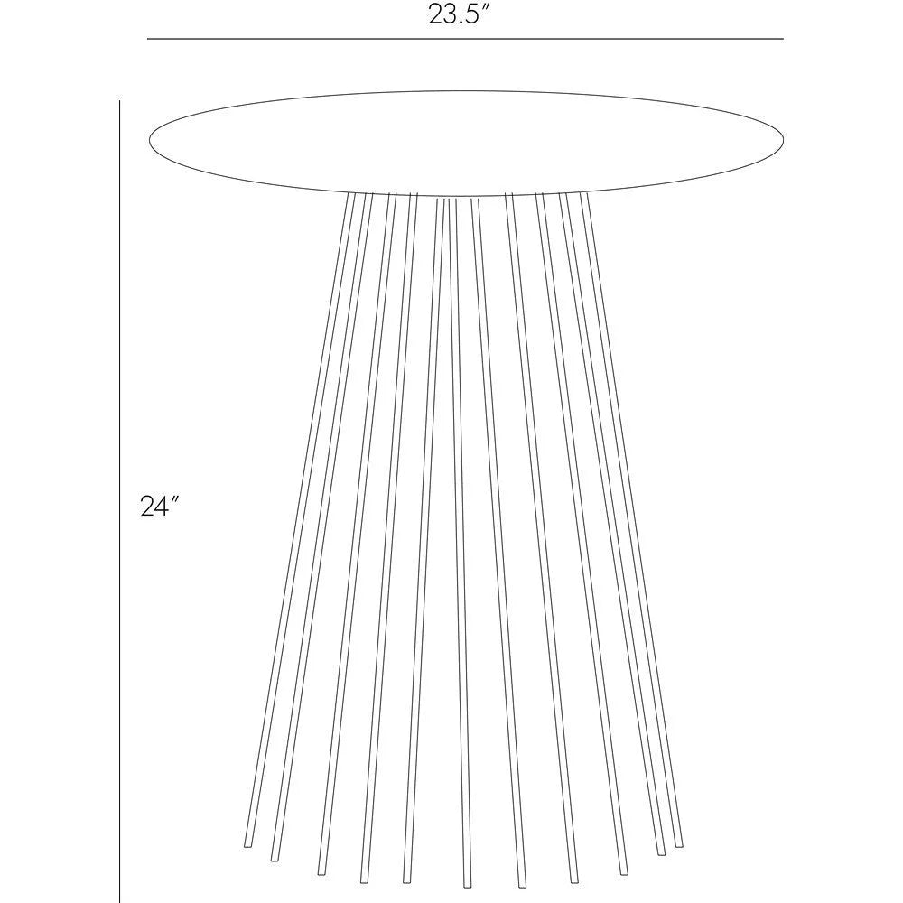 Arteriors - Jaime End Table - 4411 | Montreal Lighting & Hardware