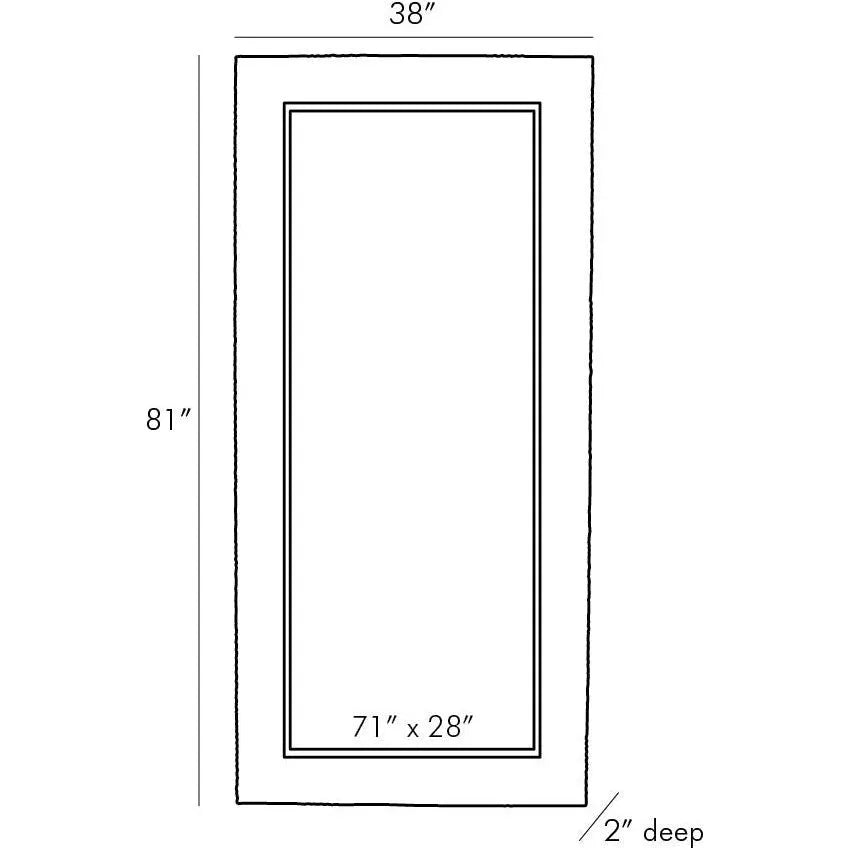 Arteriors - Marsh Floor Mirror - DW4004 | Montreal Lighting & Hardware