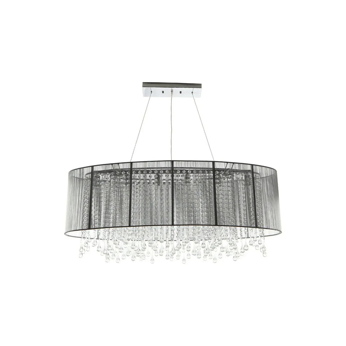 Avenue Lighting - Beverly Dr. Linear Chandelier - HF1503-BLK | Montreal Lighting & Hardware