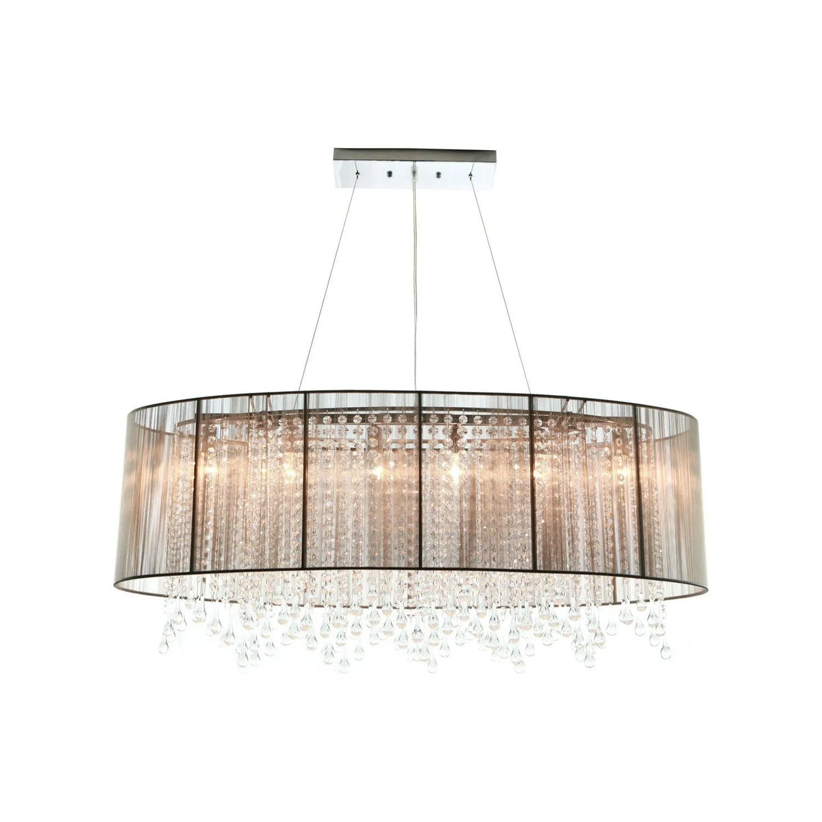 Avenue Lighting - Beverly Dr. Linear Chandelier - HF1503-BLK | Montreal Lighting & Hardware