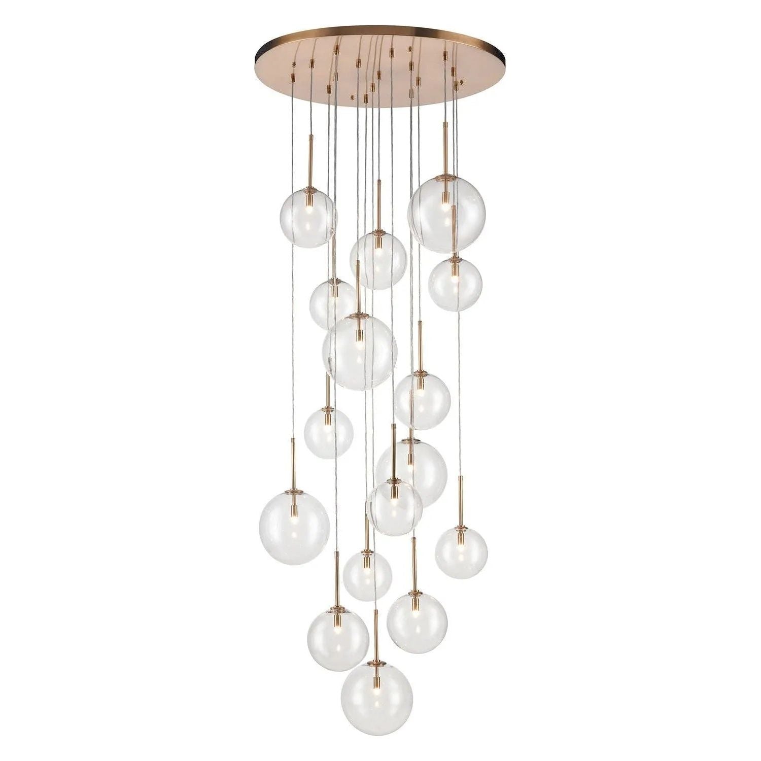 Avenue Lighting - Delilah Multi-Light Pendant - HF4266-AB | Montreal Lighting & Hardware