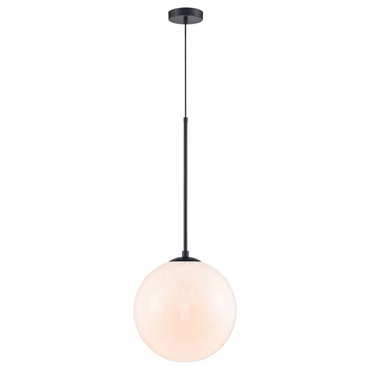 Avenue Lighting - Delilah Pendant - HF4201-BK-WHT | Montreal Lighting & Hardware