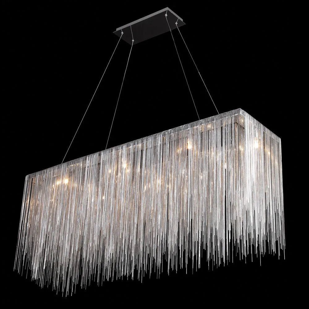 Avenue Lighting - Fountain Ave LED Linear Chandelier - HF1201-CH | Montreal Lighting & Hardware