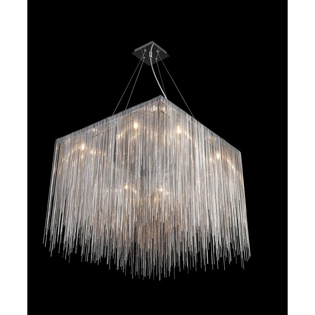 Avenue Lighting - Fountain Ave LED Squae Pendant - HF1203-CH | Montreal Lighting & Hardware