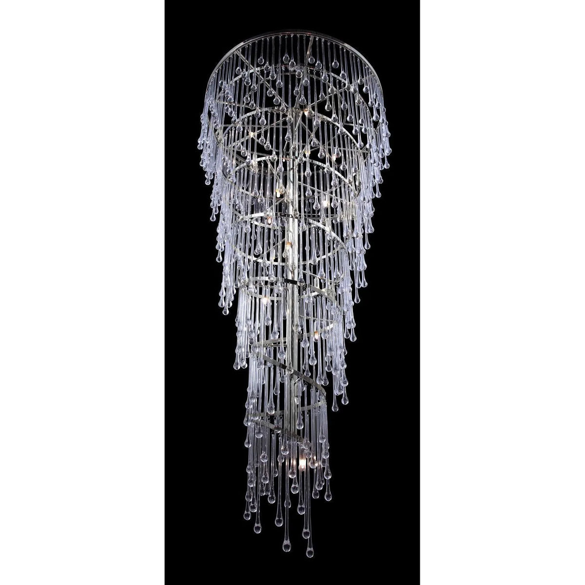 Avenue Lighting - Hollywood Blvd. Foyer Chandelier - HF1805-PN | Montreal Lighting & Hardware