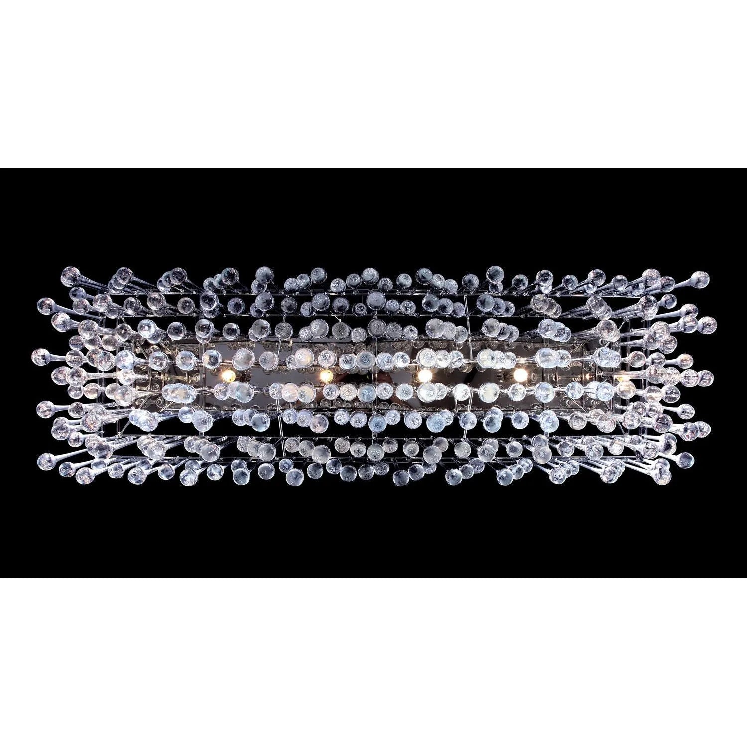 Avenue Lighting - Hollywood Blvd. Rectangular Chandelier - HF1807-PN | Montreal Lighting & Hardware