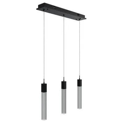 Avenue Lighting - The Original Glacier Snow Avenue Flush Mount /Pendant - HF1900-3-GL-BK-SNW | Montreal Lighting & Hardware