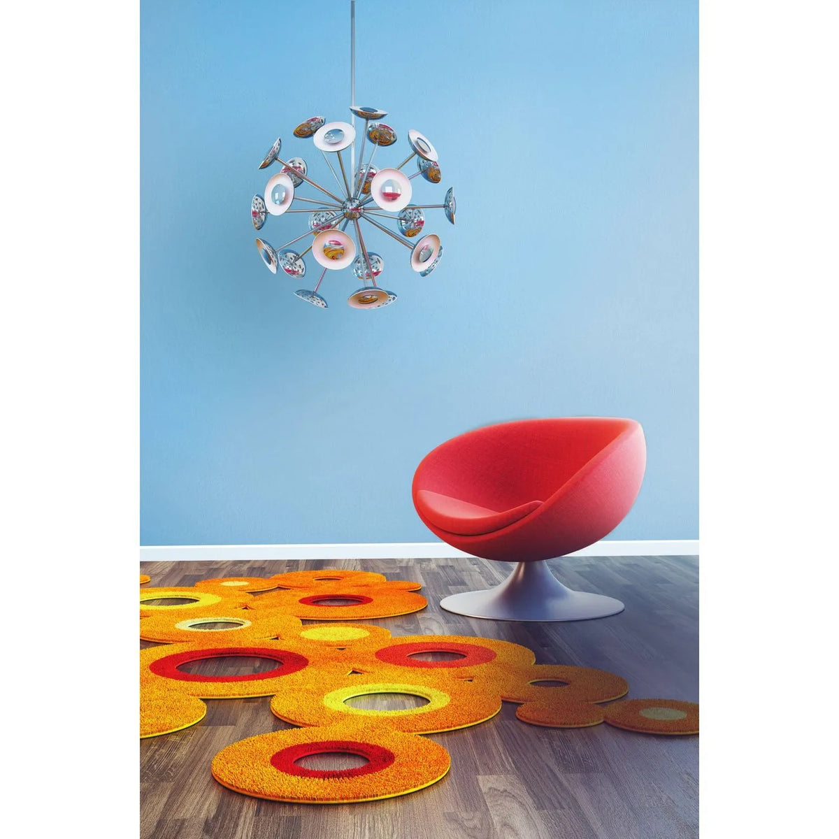 BlackJack Lighting - Dot Chandelier - DOT-27C-EG-12T-30K | Montreal Lighting & Hardware