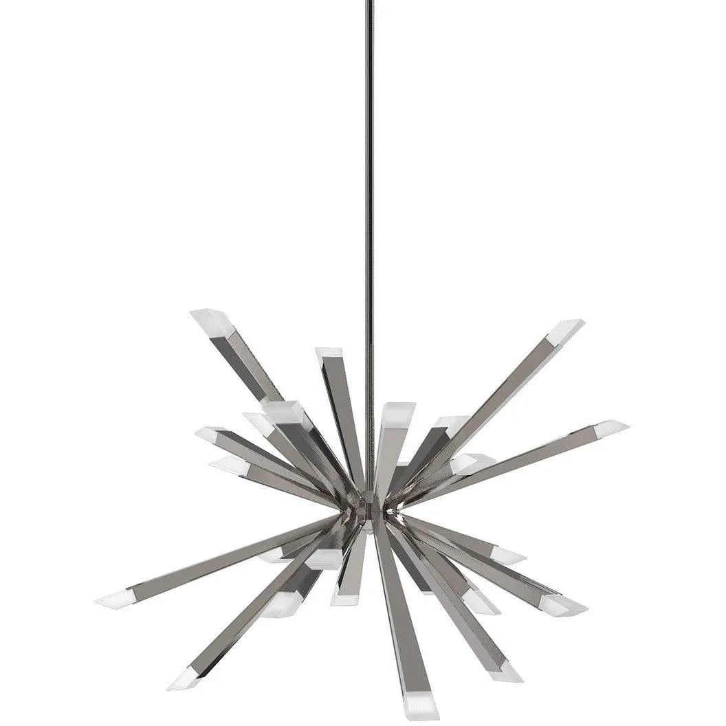 BlackJack Lighting - Starburst Chandelier - STB-29C-SN-27U-30K | Montreal Lighting & Hardware