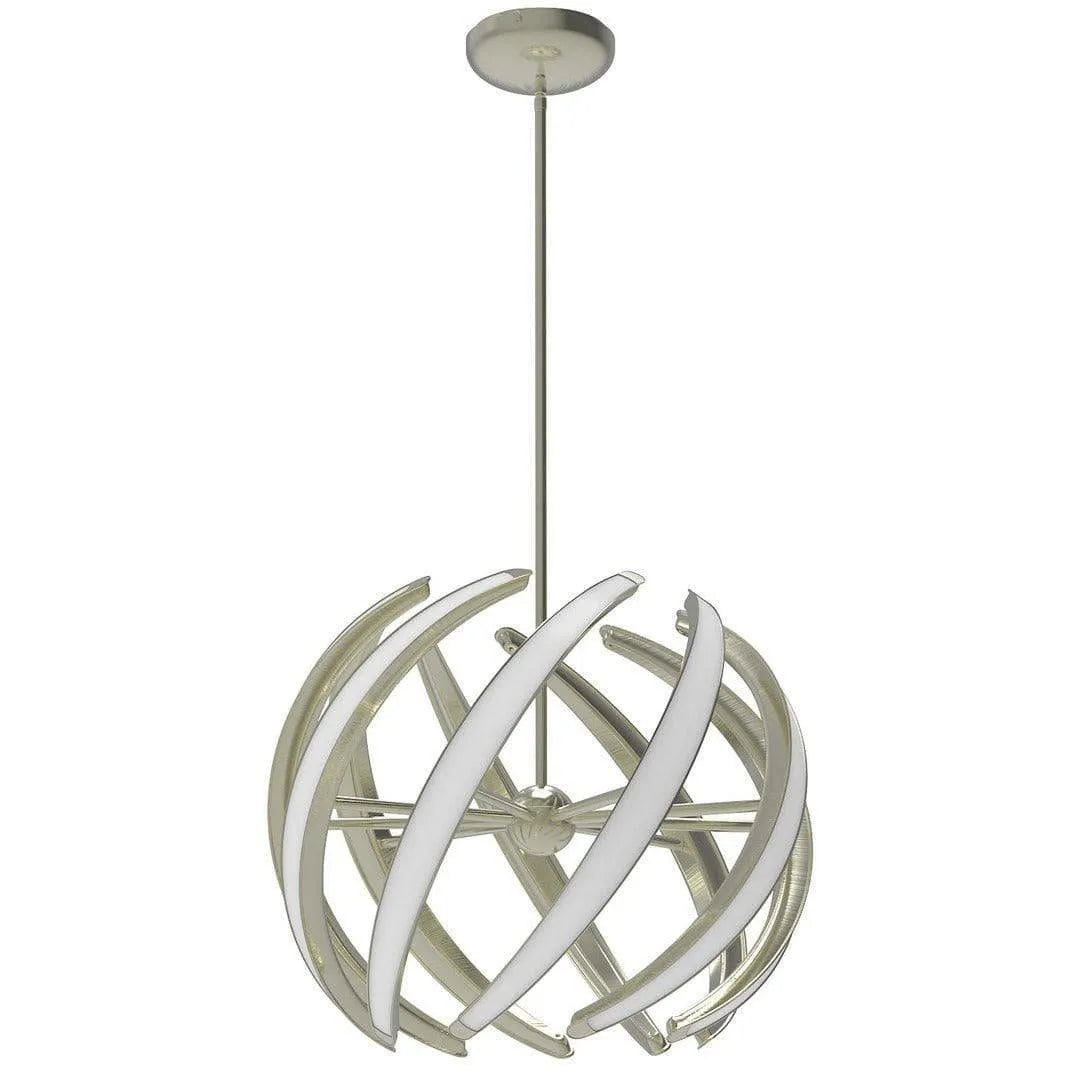 BlackJack Lighting - Swirl Pendant - SWL-23P-SN-27U-30K | Montreal Lighting & Hardware