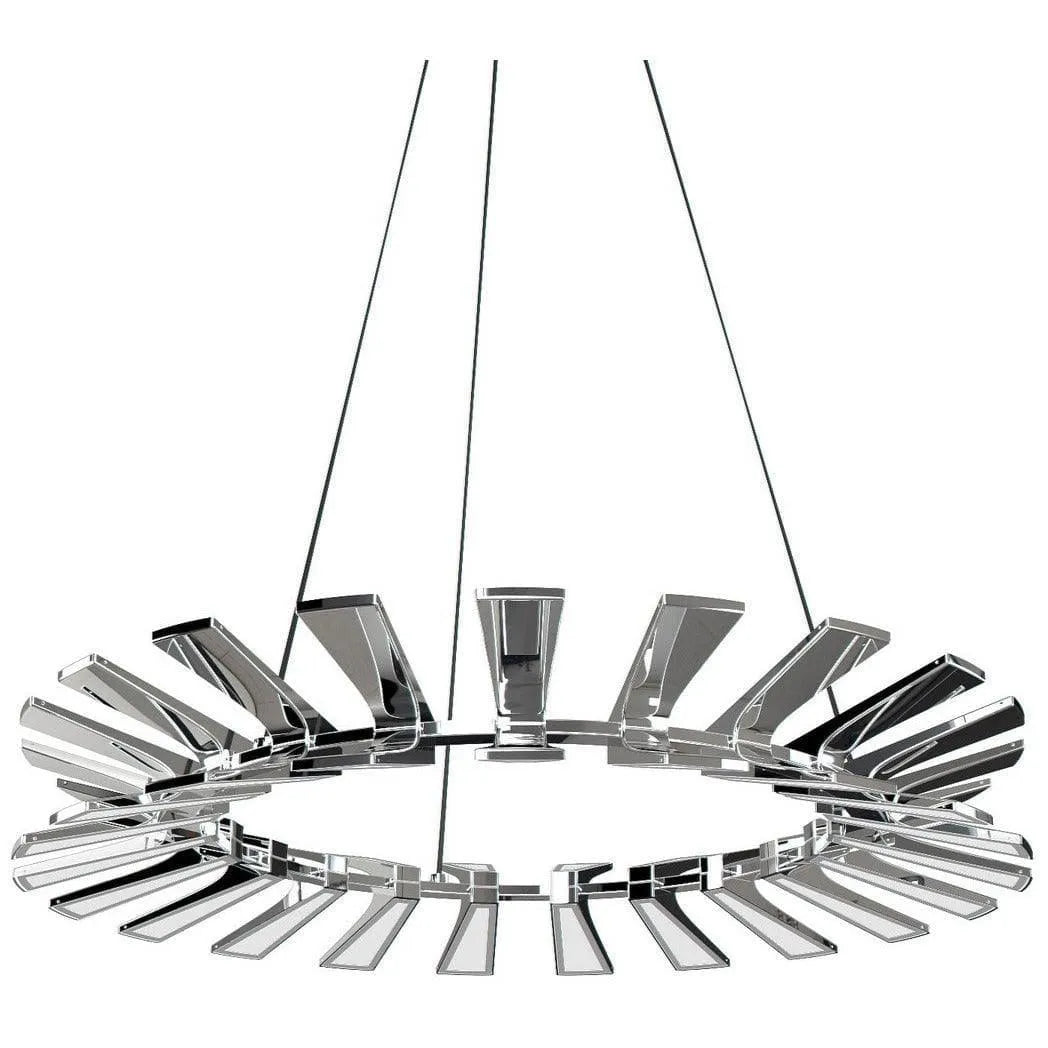 BlackJack Lighting - Wedge Chandelier - WEG-36C-PC-27U-30K | Montreal Lighting & Hardware