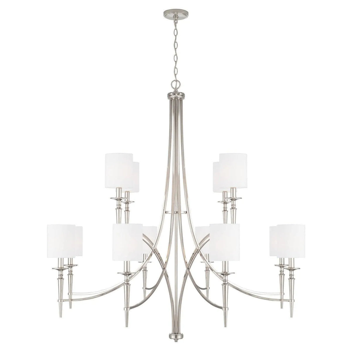 Capital Lighting Fixture Company - Abbie Chandelier - 442601PN-701 | Montreal Lighting & Hardware